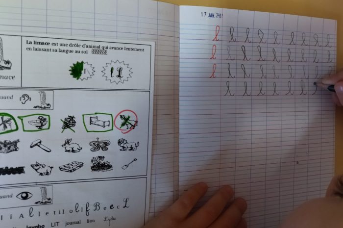 Ecriture en cursive