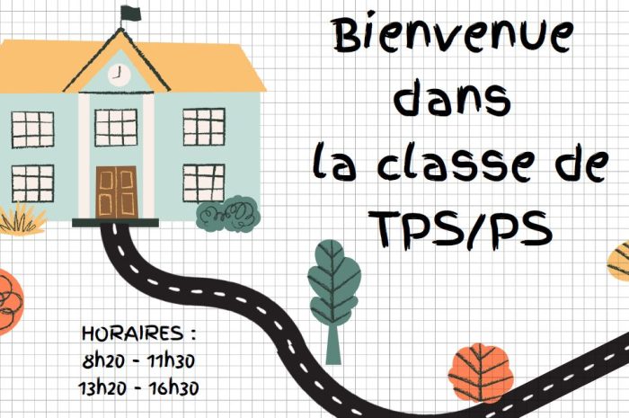 Bienvenue en TPS/PS – réunion de rentrée