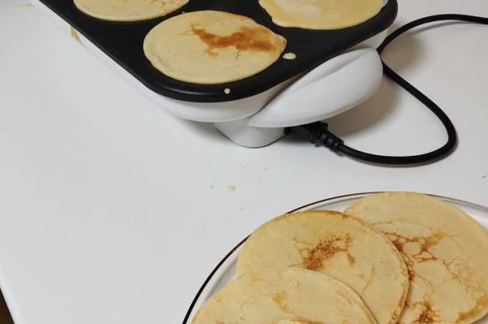 Juste avant les vacances, c&rsquo;est crêpes en maternelle! ?‍???‍?
