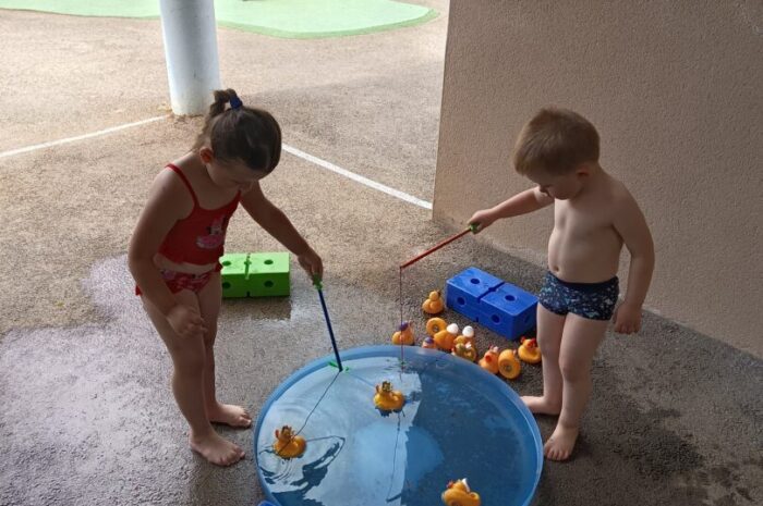 ?Il fait trop chaud…alors c&rsquo;est jeux d&rsquo;eau!?