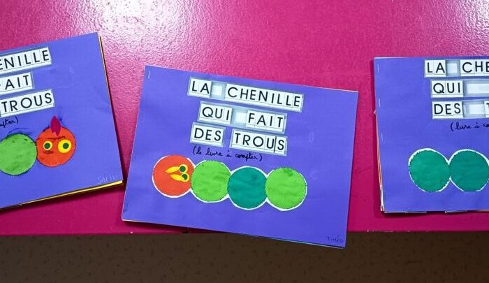 ?️?Le livre à compter « La chenille qui fait des trous » des MS?️